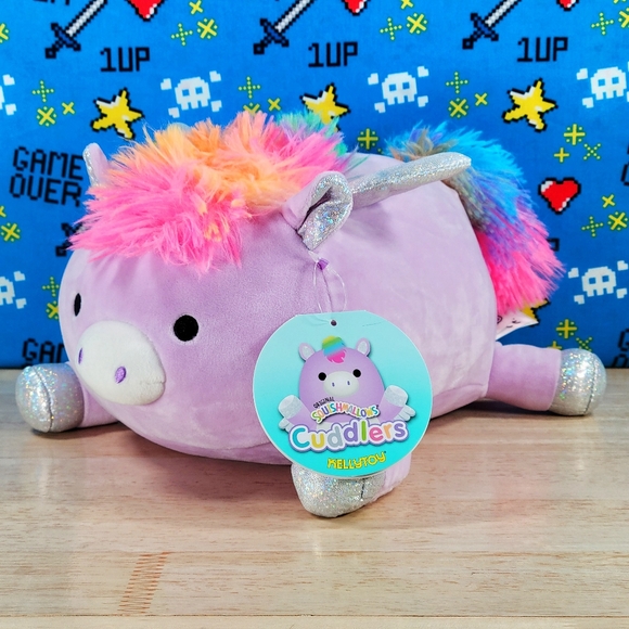 Squishmallow Stefana the Pegasus 9" Laying Cuddlers Stuffed Animal Plush NWT - Picture 6 of 12